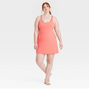 All in Motion Coral Mini Dress